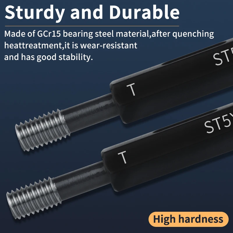 1PCS ST 1.6 2 2.5 3-20 Metric Thread Plug Gauge Fine Tooth internal Thread Gauge Measure Tool