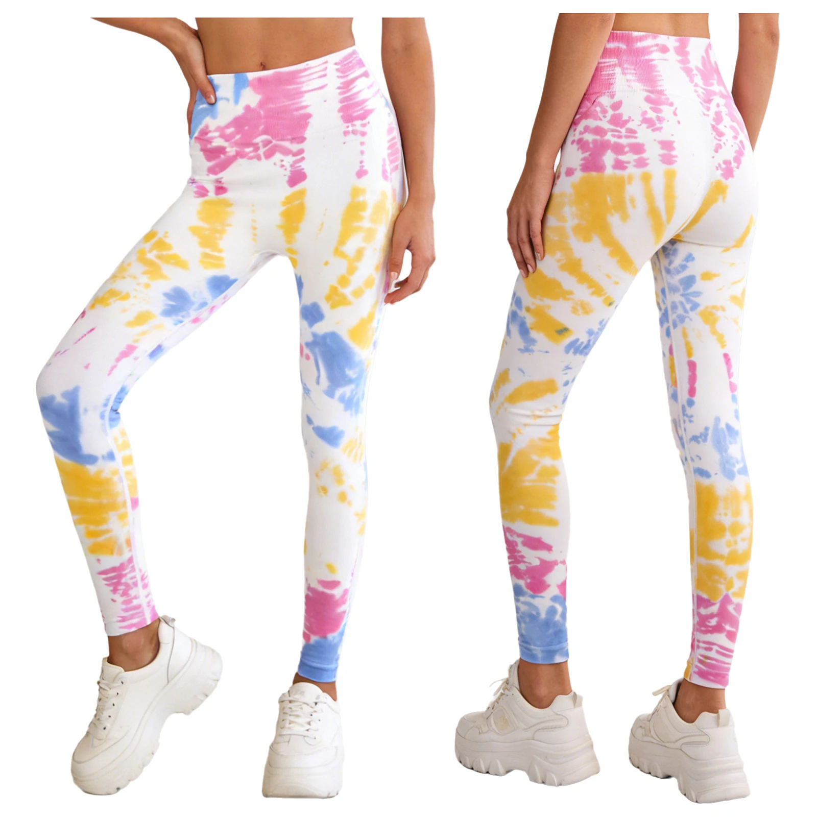 Womens Tie-Dyed Stretchy Gym Y - Pilates Yoga Legging review and price