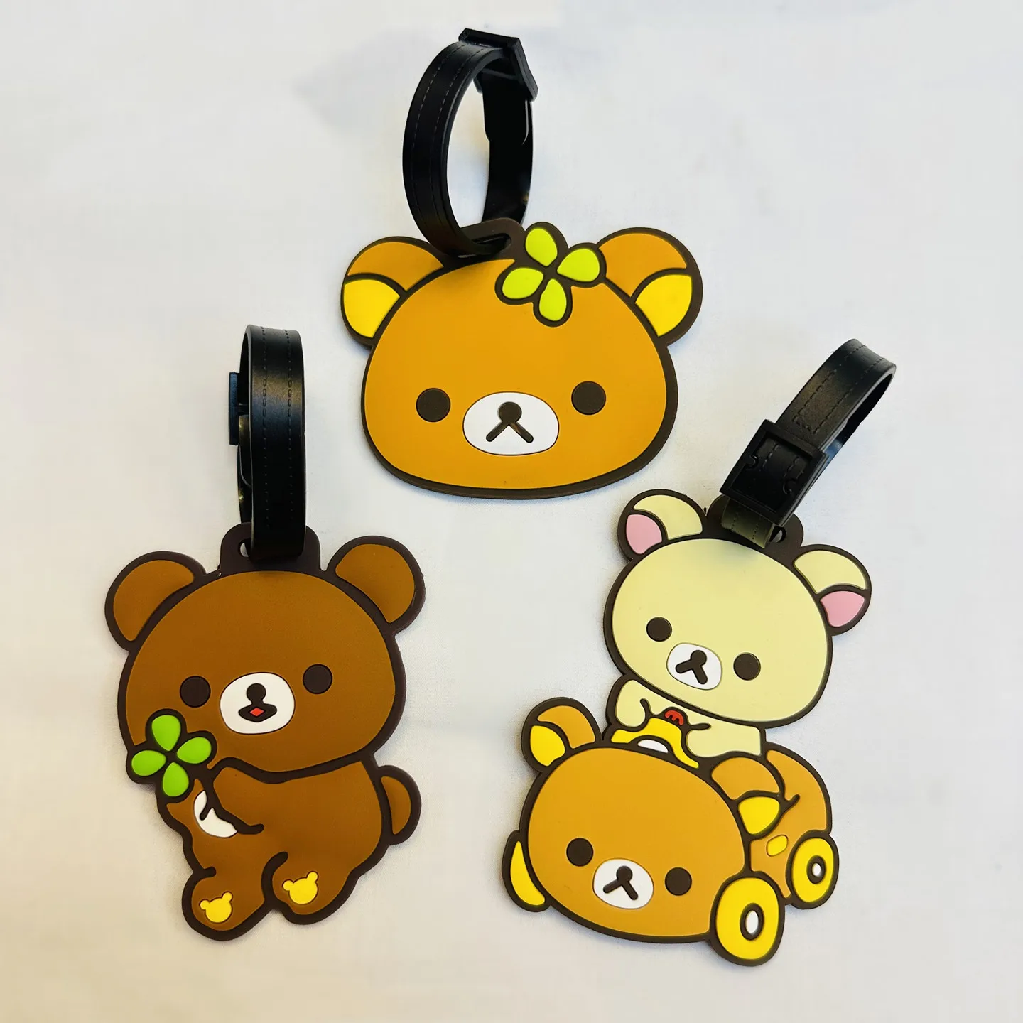 

Cartoon Bear Lage Tag Cute Bear Bear Bear Bag Tag Cheed Baggage Travel Bag Accories Easy Bear Nearby