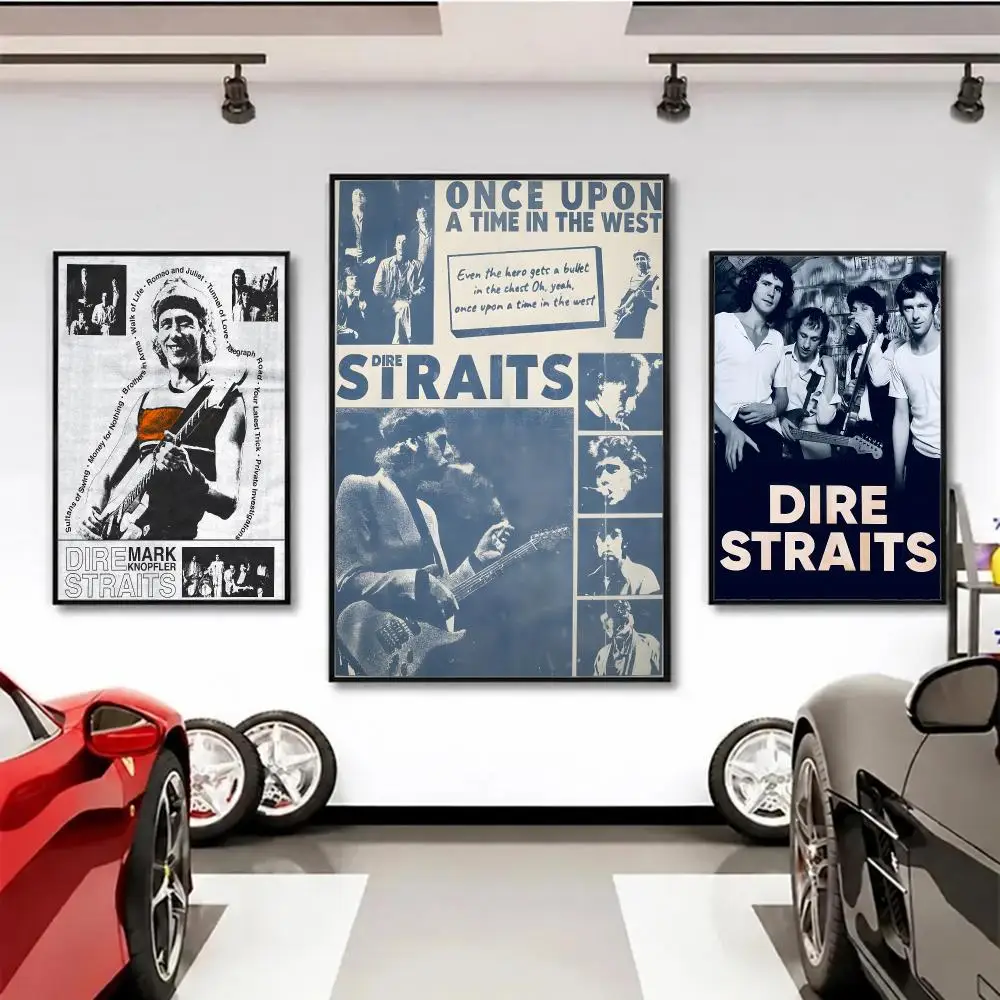 Singer Dire Straits Poster Wall Posters Art Print HD Print Self-Adhesive Waterproof Wall Stickers Room Decoration