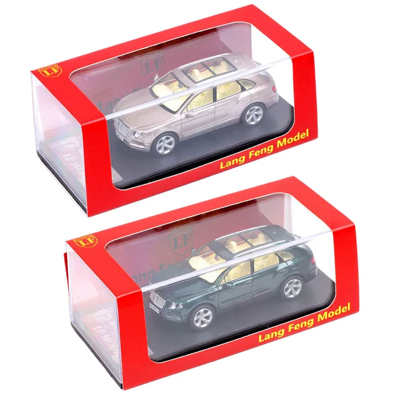 Lang Feng 1/46 Scale Luxury Bentayga SUV Car Diecasts & Toy Vehicles Model Acrylic Box  Miniatures