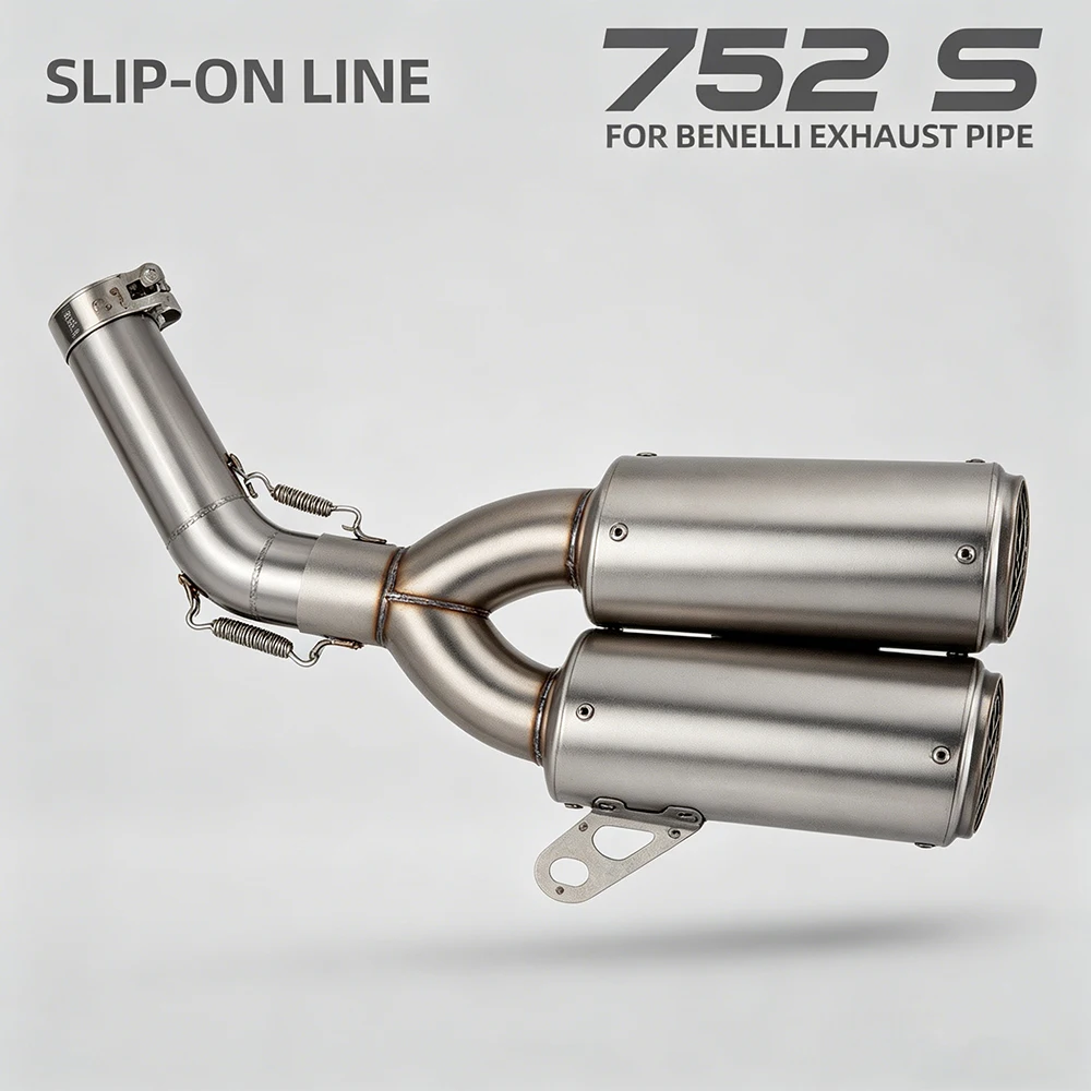 

752 S Motobike Exhausts Pipe Kit Muffler suitable for Benelli 752S BJ752 Sport street motorcycle Exhaust Slip on Line