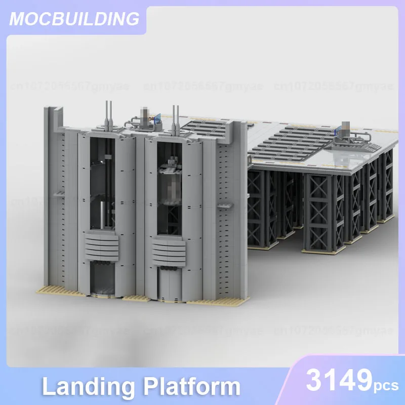 Imperial Checkpoint or Cranes Logistic Port or Landing Platform MOC Building Blocks Display Model Bricks Assembly Toys Gifts