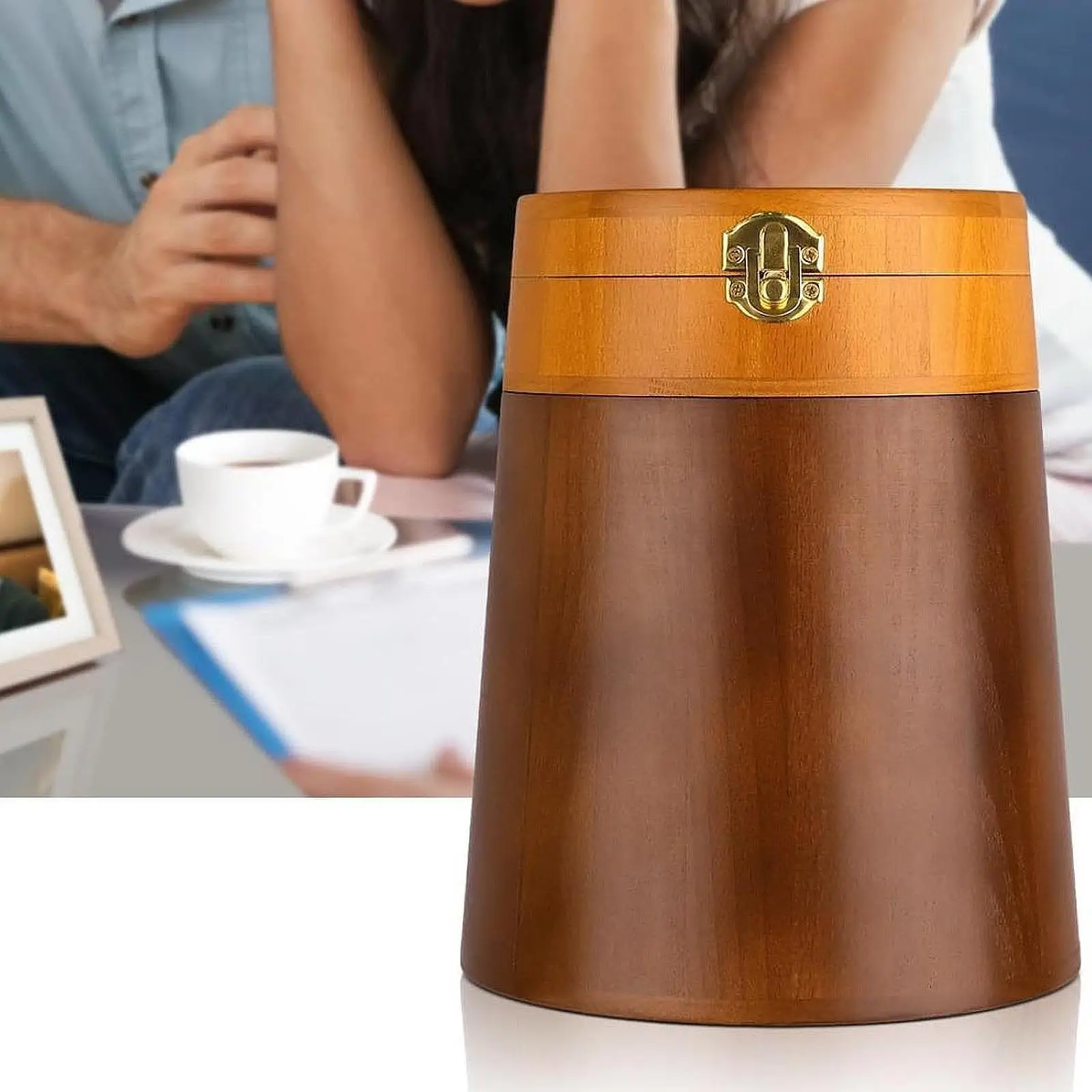 

Memorial Pet Urn Wood Burial Comforting Resting Place Keeping Precious Memories Keepsake for Dogs Puppy Kitten Cat Bunny