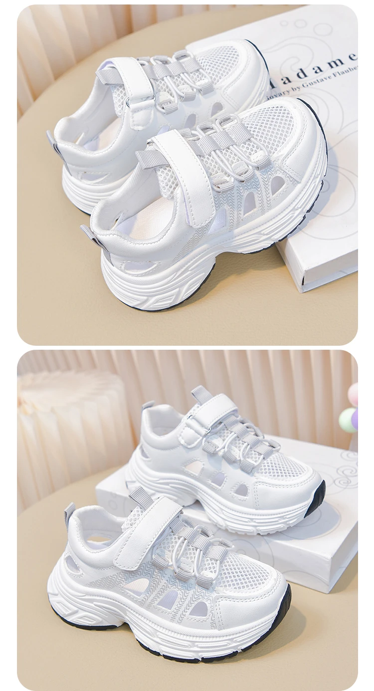 Kinder-Sportsandalen mit Netzstoff, Atmungsaktive Laufschuhe für Jungen und Mädchen, Weiche Sohle, Sommer 2026 Neue Trendige Freizeitschuhe für Kinder – Detail 5
