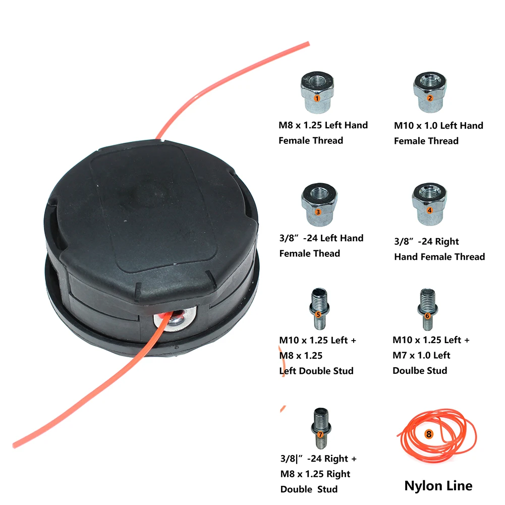 Cabeça do Aparador Universal para Echo Shindaiwa Husqvarna Jonsered Stihl Mcculloch Parceiro Artesão Escovadora Ryobi Velocidade Feed 400 400