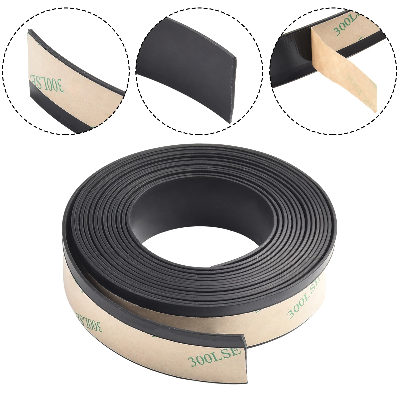 Brand New Hot Sale Useful High Quality Edge Weatherstrip Car Rubber Seal Strip Sunroof Triangular Windo Good Elastic