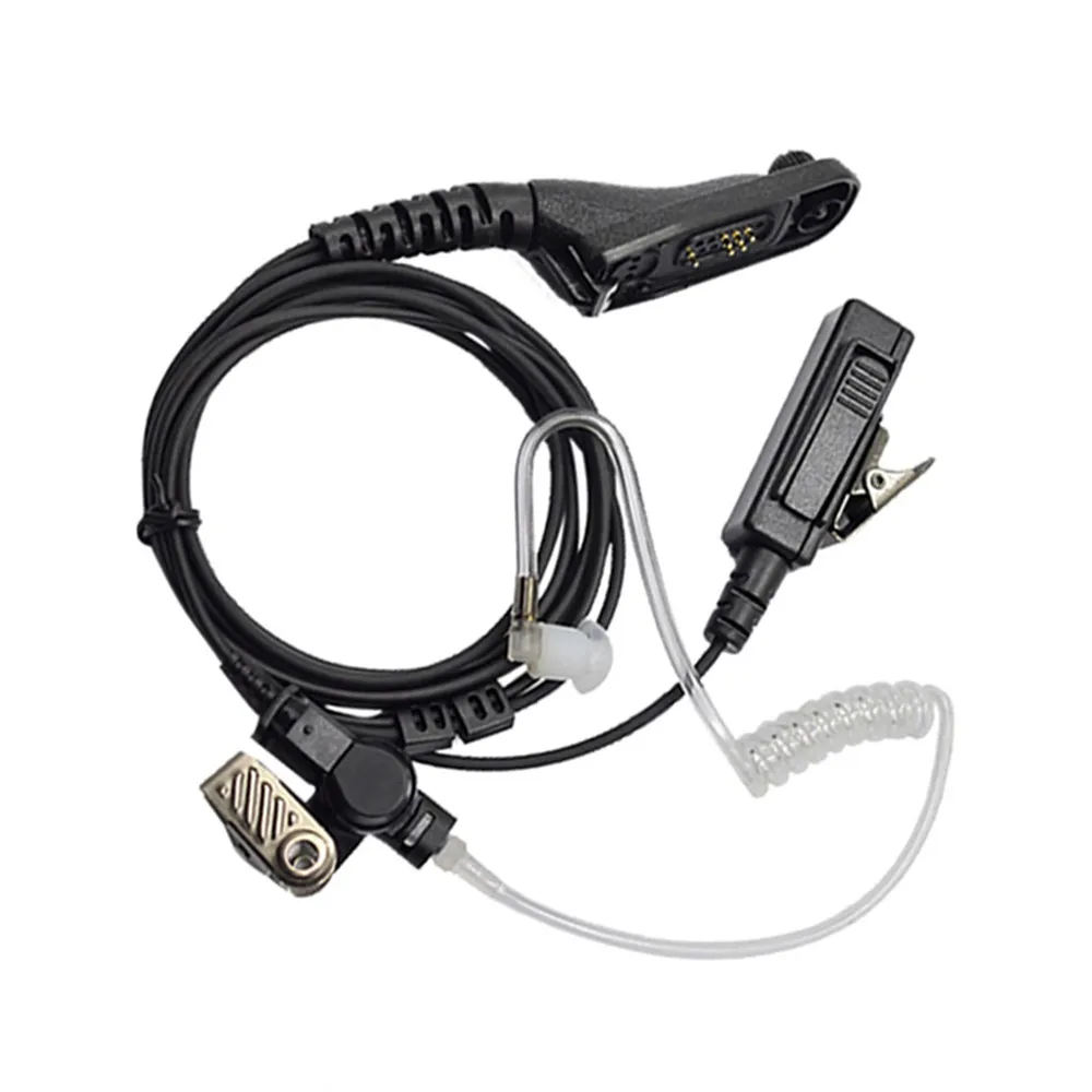 

Air Tube Earpiece Mic Headset For Portable Radio GP328D+/XIRPP6600i/MTP3150/SL2M Walkie Talkie XiR P8668i