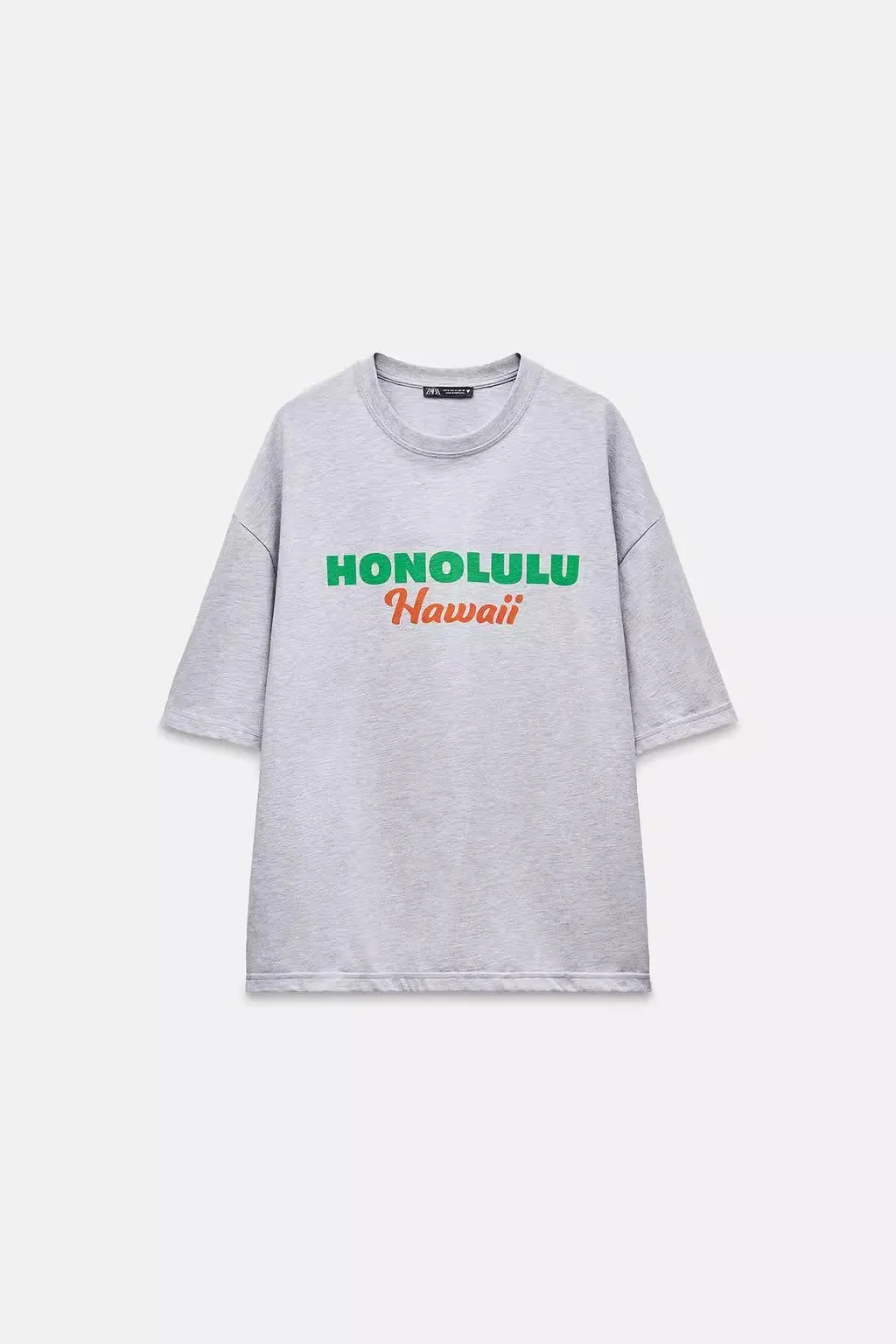 Neuankömmling Herbst 2024, Damen-T-Shirt mit HONOLULU-Aufdruck, rund, Ne ort Sve, lässig, SLE, Sommersaison, normale Länge