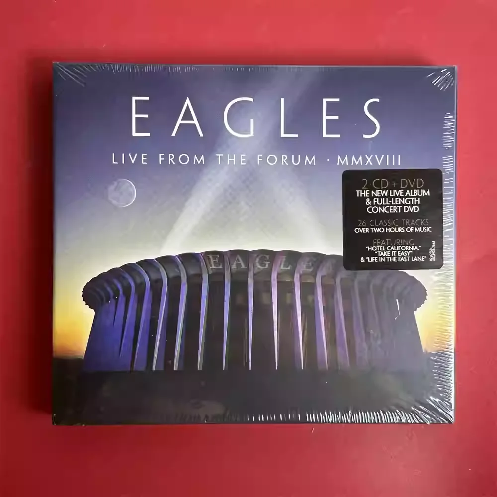 

Rock & Country Rock Album Eagles Music CD Live From The Forum MMXVIII Music Record 2CD Cosplay Walkman Car Soundtracks Box Gifts