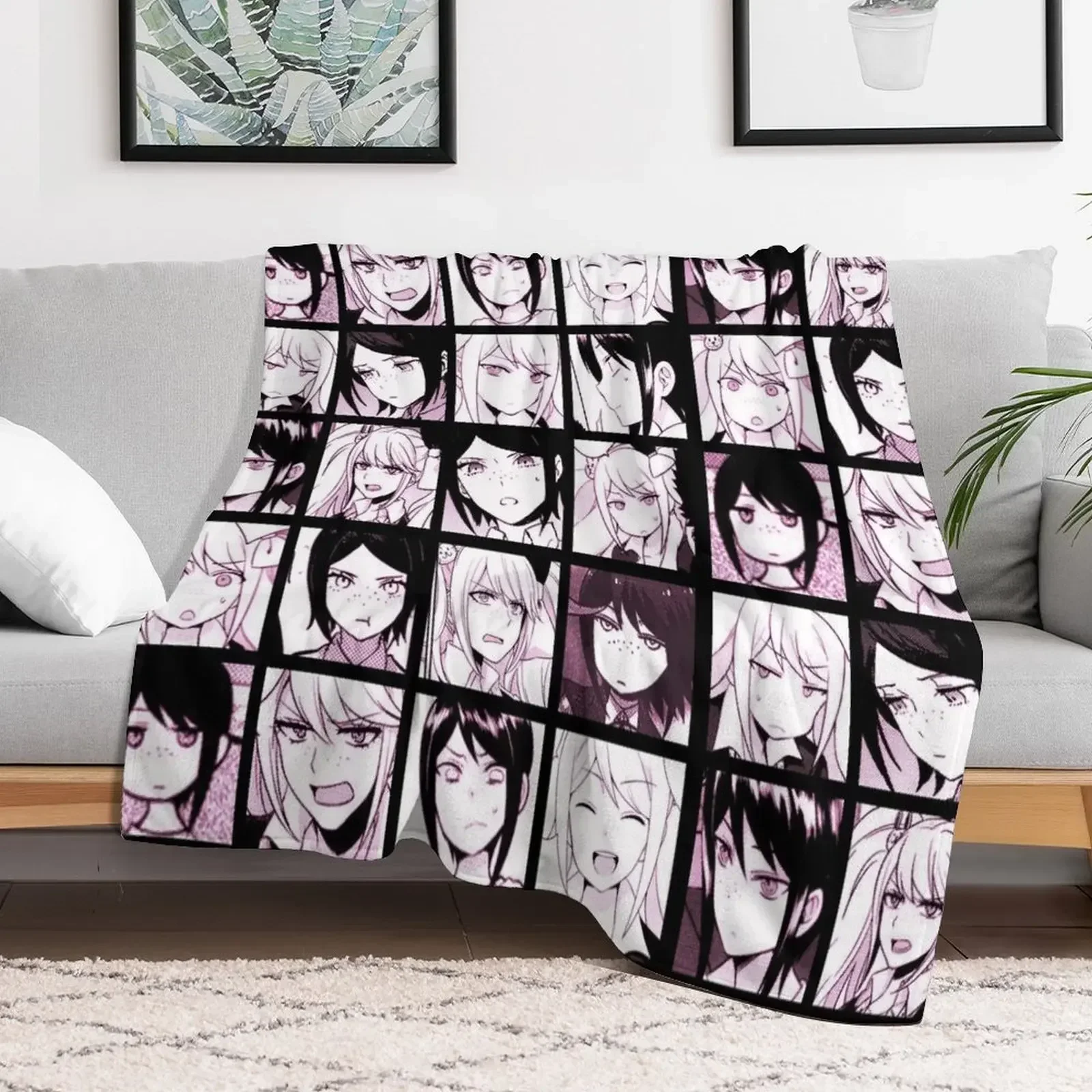 Mukuro Manga Collection (Colored) Throw Blanket for sofa Flannel Blankets