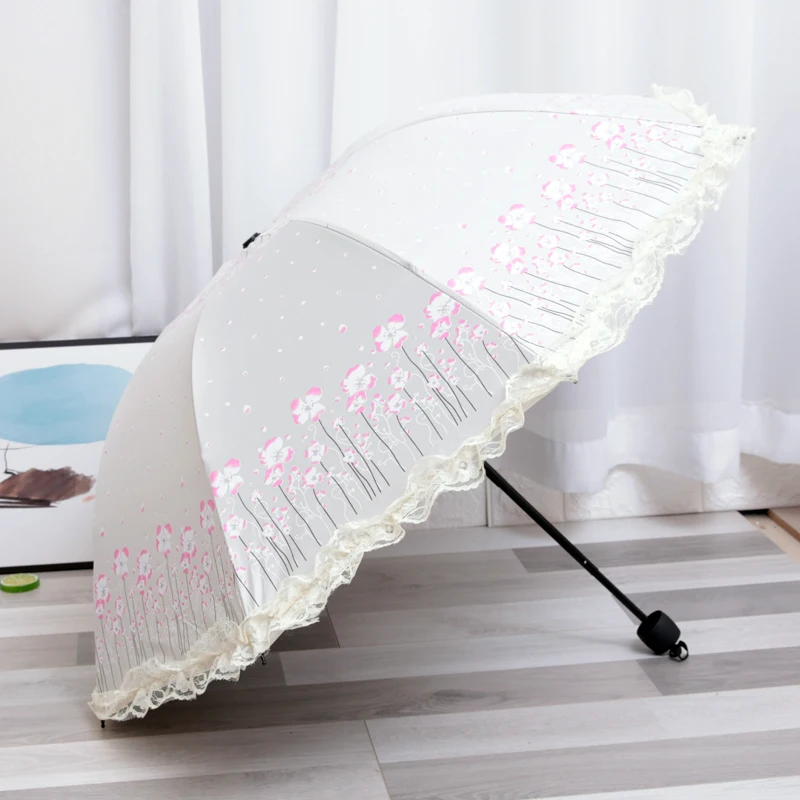 

Girl Umbrella Parasol Women White Uv Lace Visor Umbrella Outdoor Large Luxury Ultra Light Double Layer Upf50 Guarda Chuva Tent