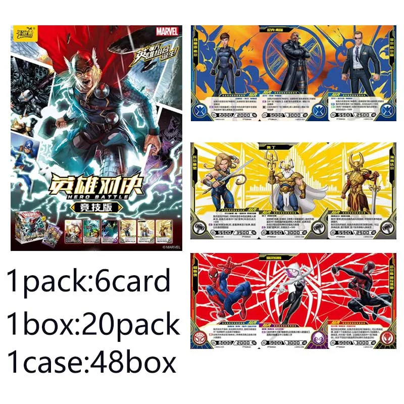 Wholesale Kayou Marvel Hero Battle Competitive Version Trading Card Booster Box Collectible Cards Gift