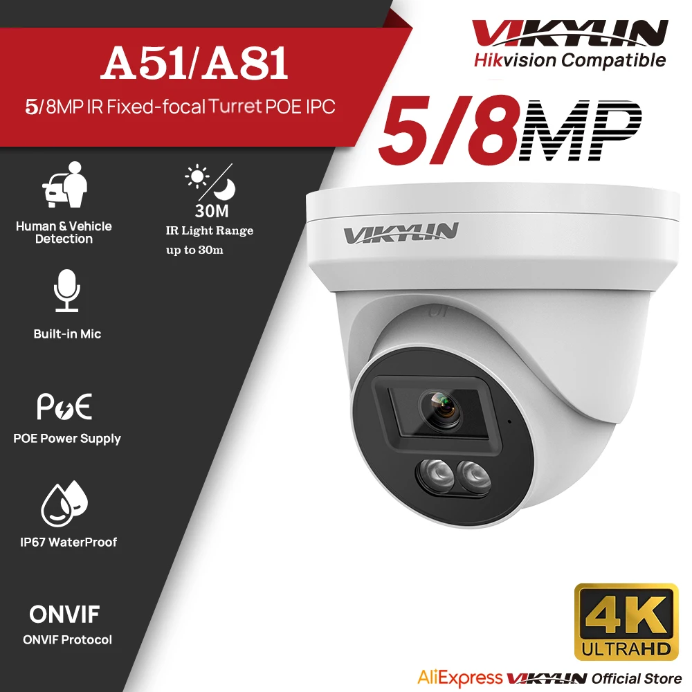 Vikylin 5/8MP Hd Ip…