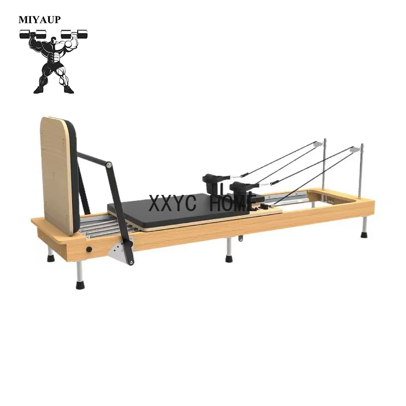 Luxury Metal Spring Pilates Aluminum Alloy Core Bed Yoga Gym Equipment Restructuring Sliding Bed