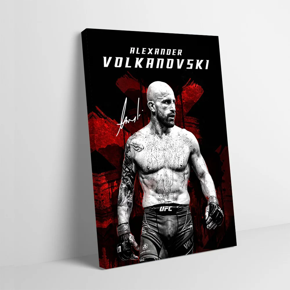 Alexander Volkanovski Boxer Fighter Portrait Printing Poster Custom Pictures Wall Art Canvas Painting Gift for Home Decorations