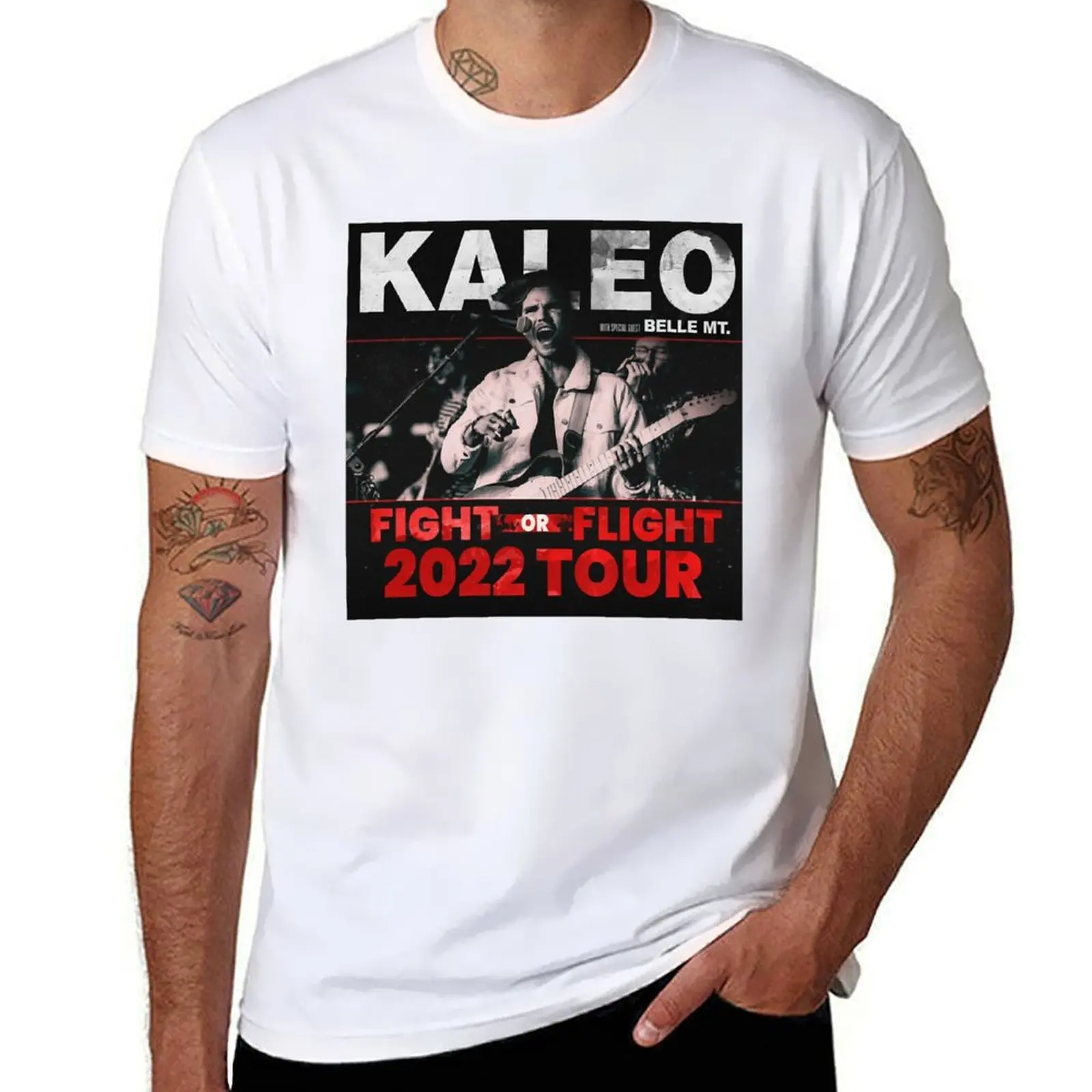 

bebek KALEO tour FF 2022 T-Shirt man t shirts for men man t shirt luxury T-Shirt