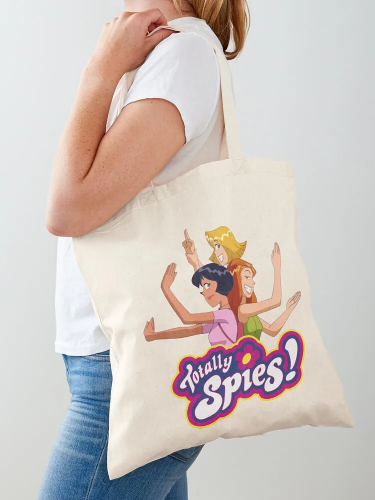 totally spies totally spies Tote Bag tote canvas Women's shopper women shopping Canvas