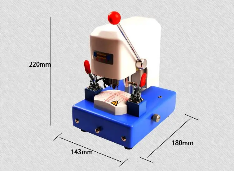 

CP-10A Eyeglass lenses template drilling machine, three-hole machines Template clamping device, the base moves back and forth