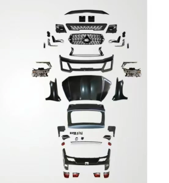 

BR Land Cruiser LC200 New E Version with Modified Black-Warrior Body Surround Kit Car Bumpers for Old Model