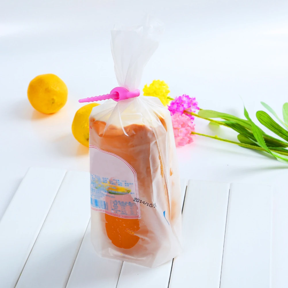 

10 Pcs Multifunctional Tie Snacks Ties Bread Reusable Cable Self-locking Flexible Easy-use