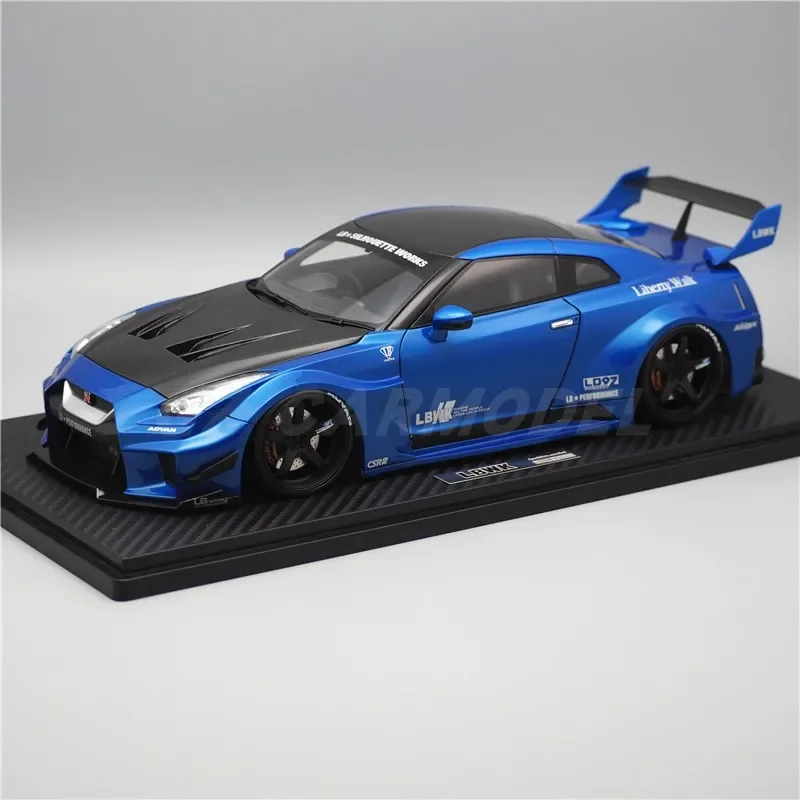 

Модель автомобиля IG 1:18 R35 LB GT 35GTRR IG2355 JDM, имитация, лимитированная серия, из смолы и металла, статическая, подарок