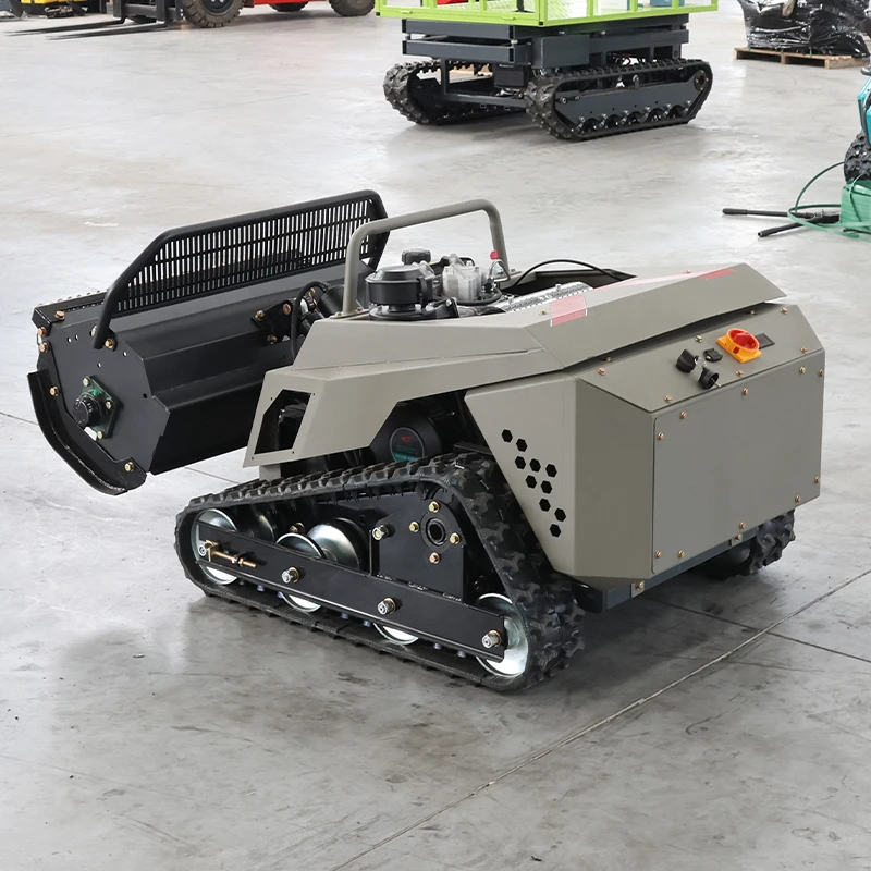 Spot Supply 800mm Powered Heavy Duty Self Propelled Remote Control Lawn Mower Fertilizer Application for Land DIY