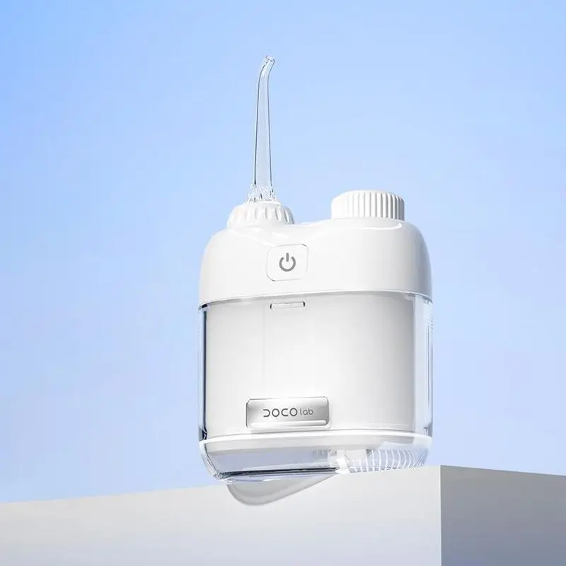 DOCO Electric Oral Irrigator Mini Portable Water Flosser 80ML Home Dental Teeth Pick Whitening Cleaner Waterpulse Tooth Cleaner