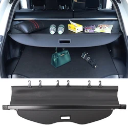 For Ssangyong Korando 2011-2018 Black Privacy Screen Retractable Trunk Security Tonneau Cover Luggage Shield Shade Cargo Cover