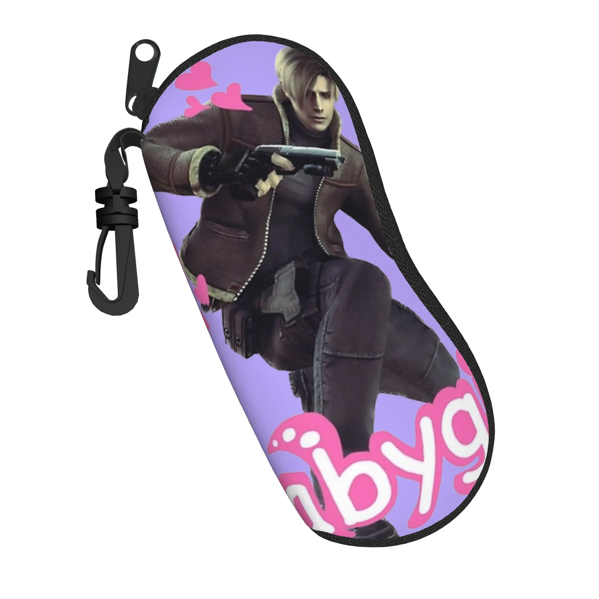 Leon Kennedy Babygirl Brillenetui, Unisex-Reisebox, RE Eviled Brillenaufbewahrungsbox, Brillenbox