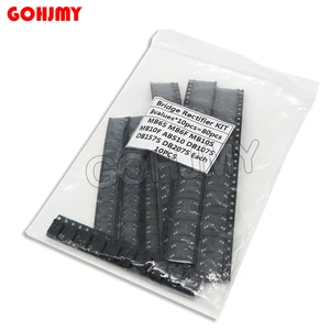 8Value*10pcs = 80pcs El kit rectificador de puente de puente contiene MB6S MB6F MB10S MB10F ABS10 DB107S DB157S DB207S 8 Mejores rectificadores de puentes de ventas - №8
