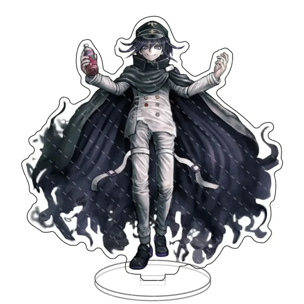 Figura de Anime Dangan Ronpa Danganronpa V3, figurita Trigger Happy Havoc, soporte acrílico, modelo de placa, decoración de escritorio, letrero de pie, regalos