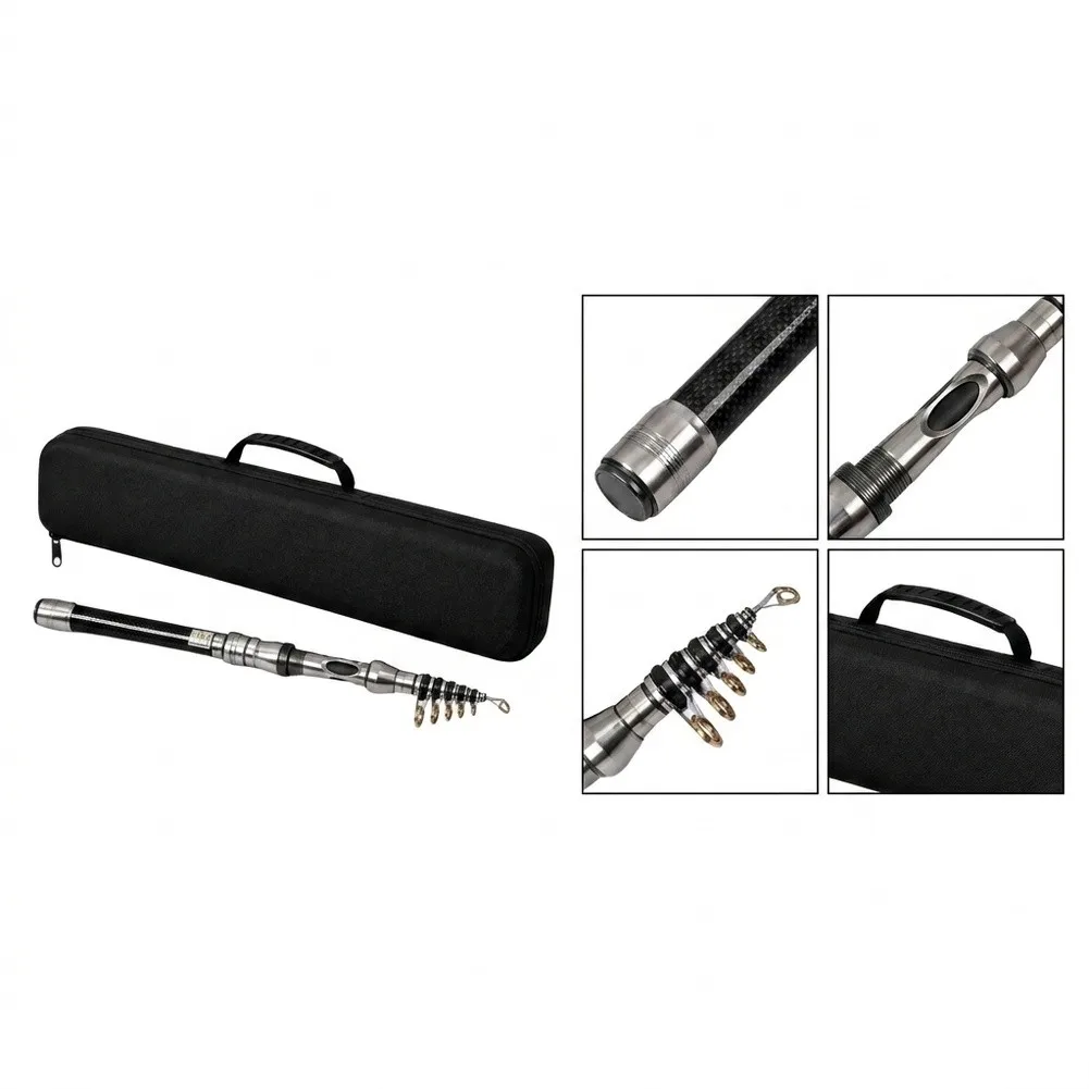 light-duty-carbon-telescopic-rod-with-resilient-construction-and-hard-case-for-recreational-fishing-in-varied-conditions