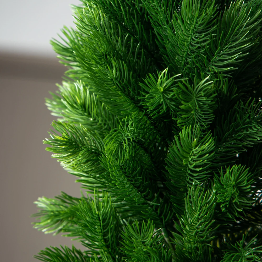 50-85 cm Künstliche Weihnachtsbaum Gefälschte Kiefer Nadel Pflanzen Falsche Winter Weihnachten Baum Zweig Große Pflanzen Für neue Jahr Home Party Decor – Detail 5
