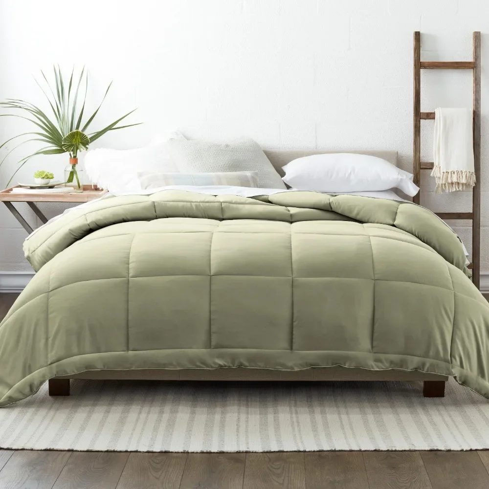 Sage All Season Alternative Down Solid Comforter, Full/Queen