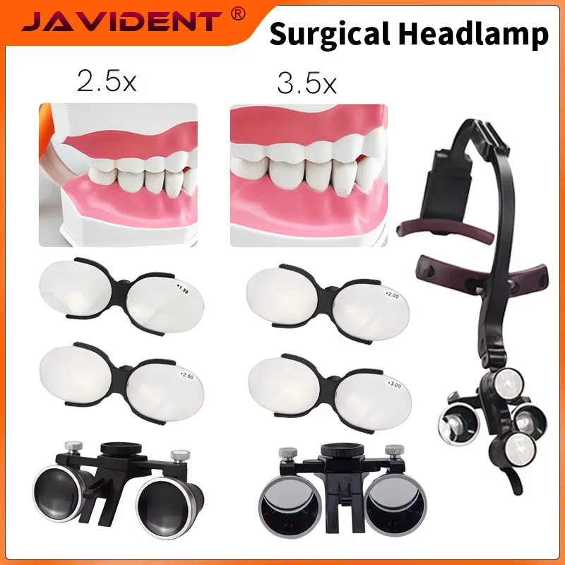 JAVIDENT Dental Binocular Loupes 2.5X/3.5X Magnification Binocular Loupes For Lab Dentistry Equipment