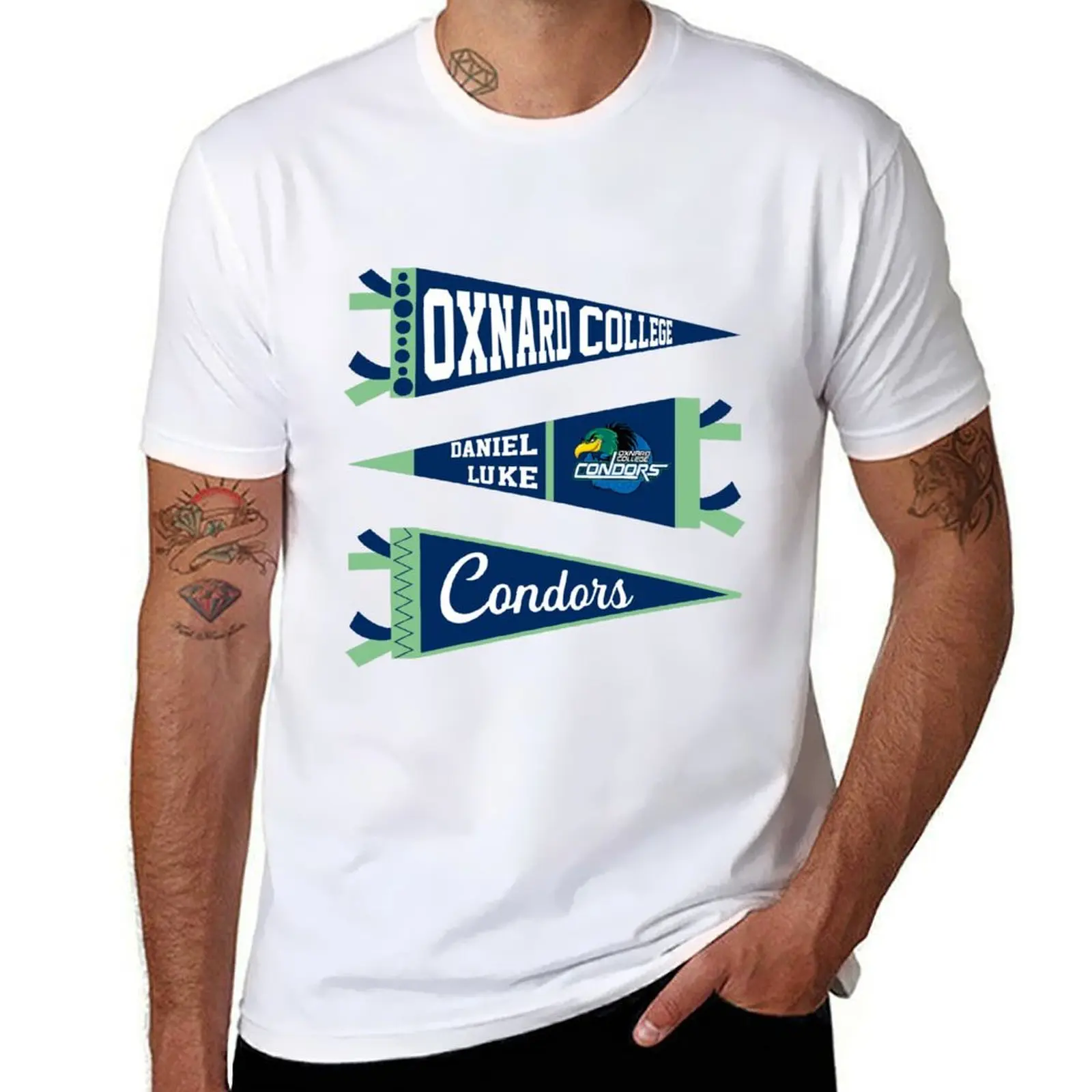 

Oxnard College Daniel and Luke T-Shirt g man t shirts for men man t shirts high quality luxury brand T-Shirt