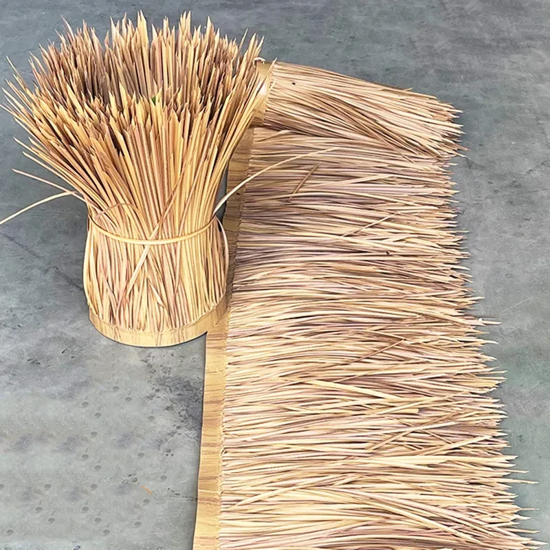 

Mexican Straw Roof, Artificial Plastic, Retardant Thatch, Fake Grass, Garden Patio Covers, Fake Plant, Tiki Roof, Length 10m