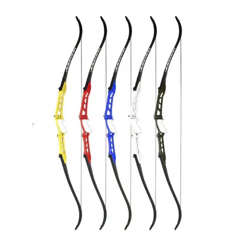 Archery Recurve Bow 18-40 Lbs Pure Carbon Arrow Competition Metal Takedown Professional Archer Indoor Adult Equipment