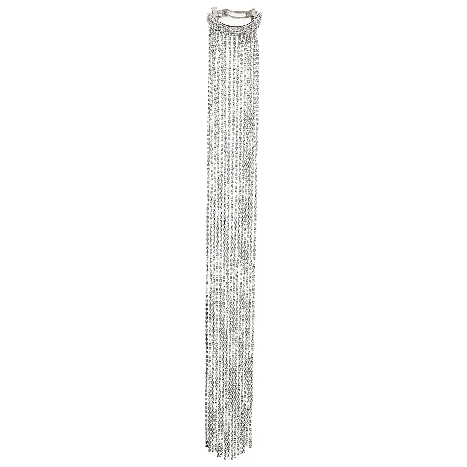 

Premium Rhinestone Hair Clip with Long Sparkly Tassel for Women Banquet Party Daily Wear Styling Clamp All-Match