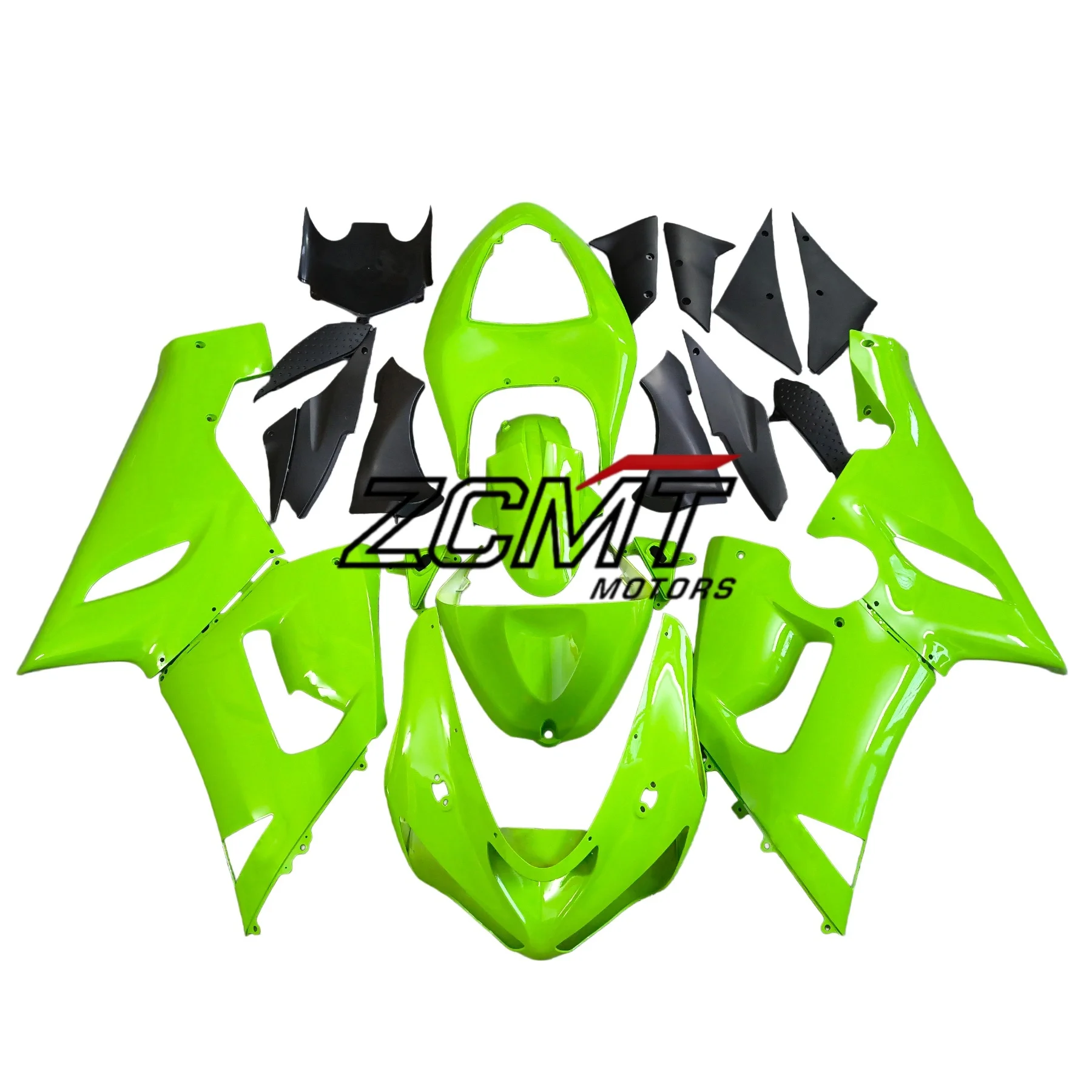 Multiple Choice Motorcycle Fairing Kits for Kawasaki ZX-6R ZX 6R ZX6R 636 2005 2006 05 06 White Black Bodywork Set