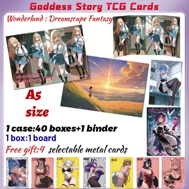 

Новейшая страна чудес: Dreamscape Fantasy A5 Доски Waifu Акрил Borad Аниме Редкая коллекция для хобби ACG Girls