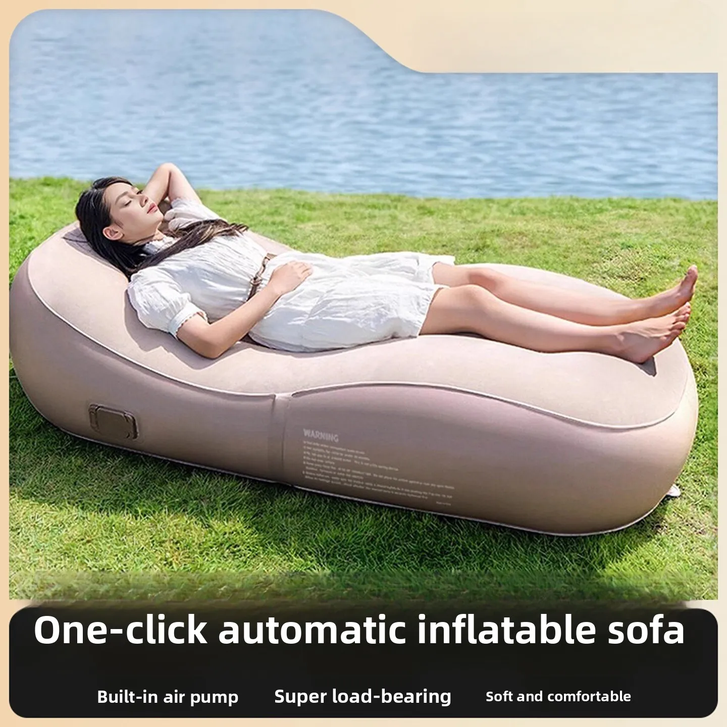 Outdoor Air Sofa Bed Inflatable Lazy Sleeping Bag Single Portable Camping Camping Beach