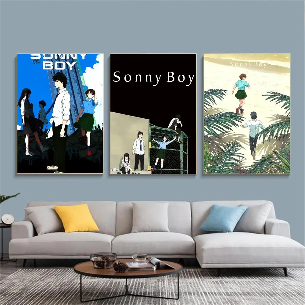 anime S-Sonny Boy-Y Painting Calligraphy Nature Inspired Artwork for Living Room  Home Decoration