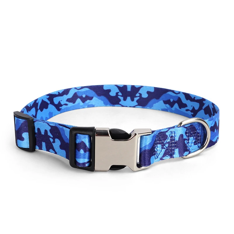 Dog Collar Personalized Adjustable Free Engraved Pet Name Tag Collars Dog Supplies Anti-Lost Print Dog Id Customized Necklace