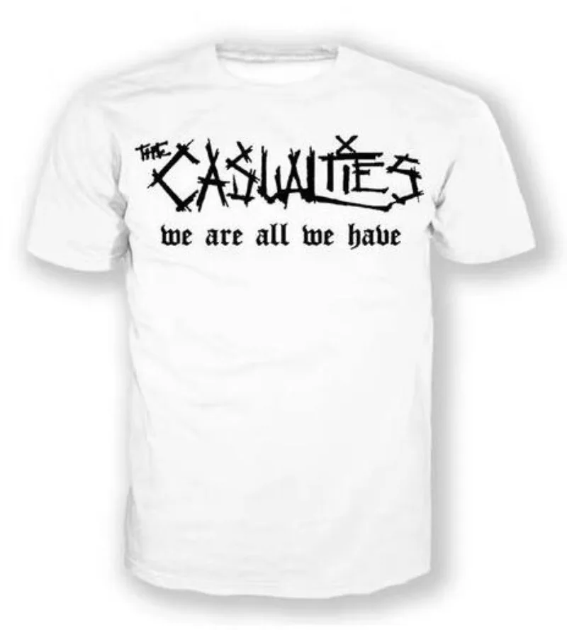 

Retro Women's T Shirt The Casualties Band Men Clothes Summer Short Sleeve Tees Female Harajuku Streetwear Oversized Blouse