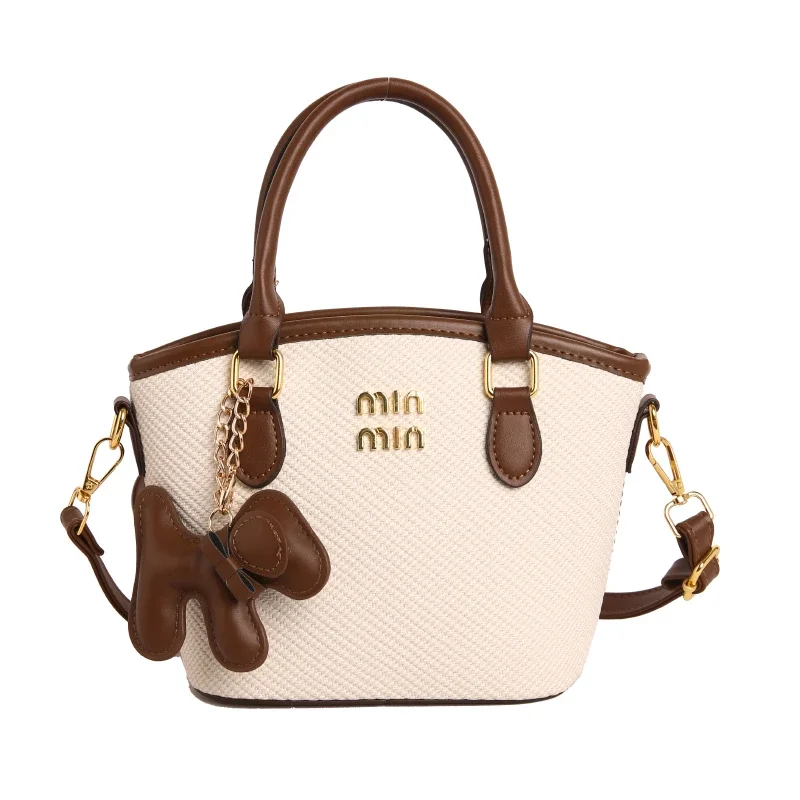 

Classic Messenger Bag For Casual Commute With Paris Designer Letter Logo And Minimalist Vintage Appeal