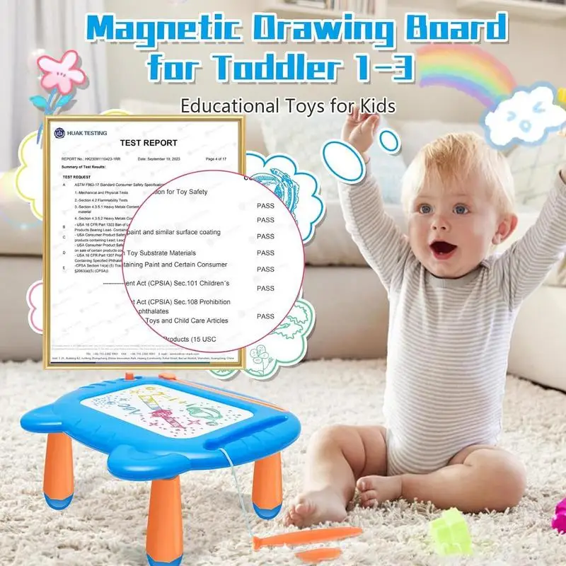 Magnetic Drawing Board Magnetic Doodle Drawing Board Pad Erasable Doodle Sketching Writing Board Pad For Kids Boys Children