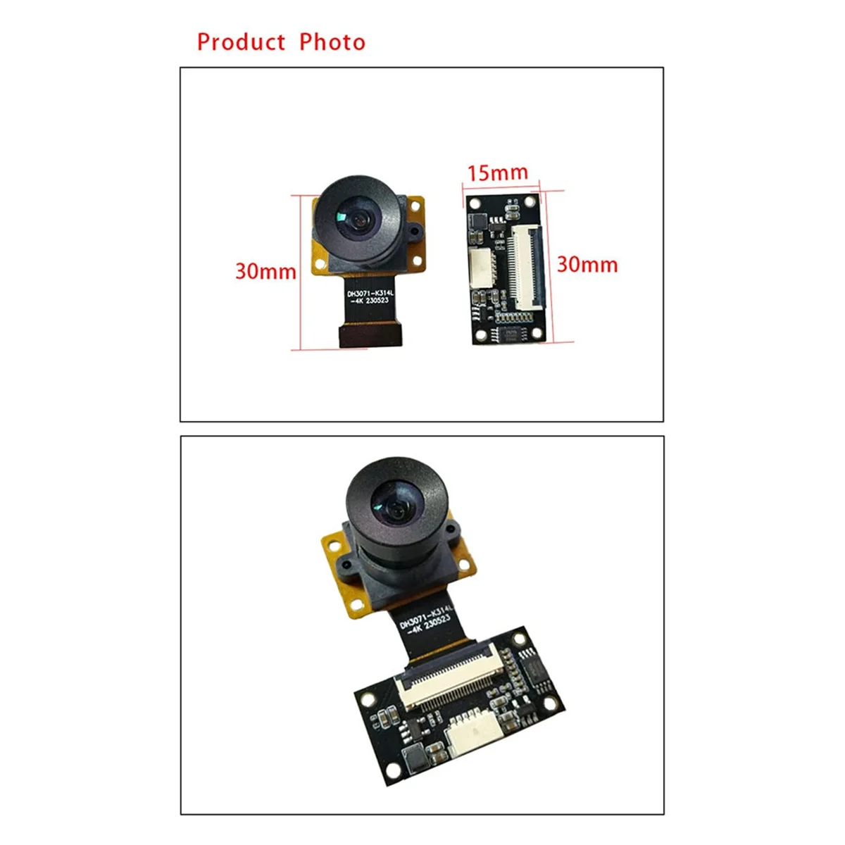 

4K USB Webcam Module HD 8MP IMX415 Sensor High Speed 30fps MJPEG 3840x2160 Resolution FPC Video Camera Board for UVC OTG