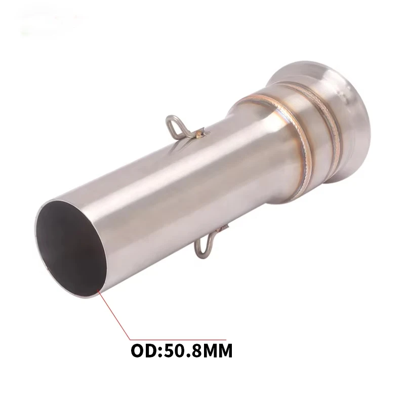 Professional silenciadores de For KTM 1290 Super Duke R 2020 - 2023 Motorcycle Exhaust Mid Link Pipe inox Muffler